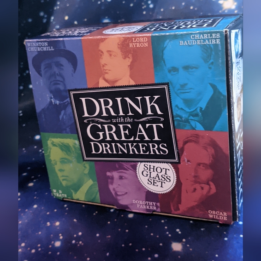 🔆 Blow OUT sale!.Drink with great drinkers shot glass set, new ✴️